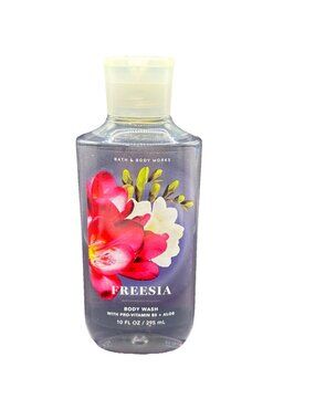 Bath & Body Works Freesia Body Wash Shower Gel 10oz Spring Floral Musk Hyacinth